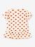 T-shirt met volantzoom rood - vertbaudet enfant 