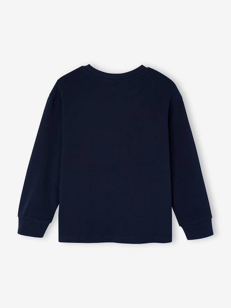 T-shirt manches longues garçon marine+noisette - vertbaudet enfant 