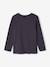 T-shirt manches longues garçon blanc chiné+bordeaux+gris ardoise - vertbaudet enfant 