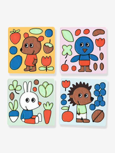 Boetseelplaat tuinvriendjes DJECO lichtblauw - vertbaudet enfant 