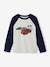T-shirt manches longues garçon marine+ocre+vert - vertbaudet enfant 