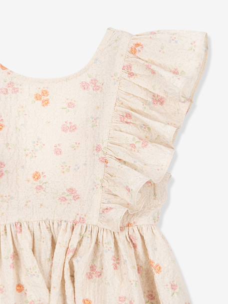 Jurk ELIN KONGES beige - vertbaudet enfant 