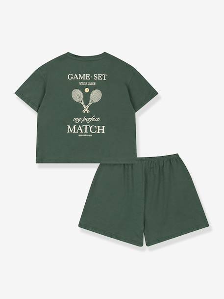 Famo T-shirt en short set groen - vertbaudet enfant 