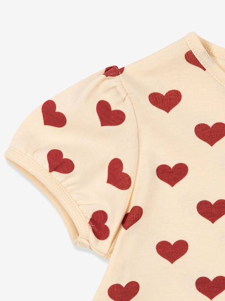 T-shirt met volantzoom rood - vertbaudet enfant 