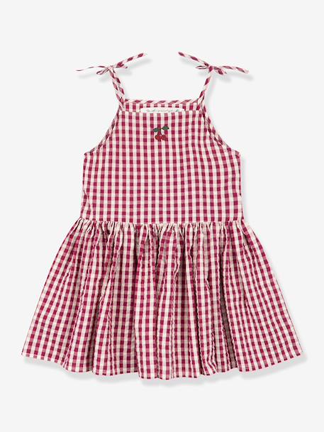 Robe à bretelles Isotta framboise - vertbaudet enfant 