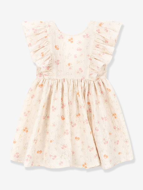 Robe à volants ELIN beige - vertbaudet enfant 