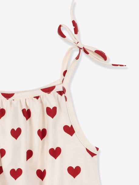 Body met bandjes KONGES rood - vertbaudet enfant 