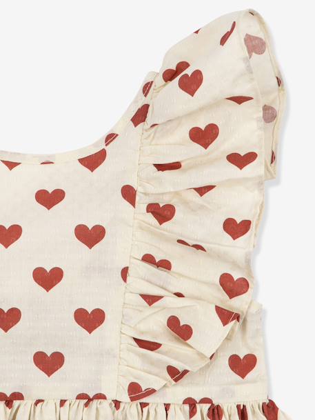 Jurk Cianna Bow KONGES rood - vertbaudet enfant 
