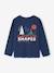 T-shirt manches longues garçon bleu océan+ocre+vert sapin - vertbaudet enfant 