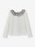 T-shirt col en tissu Liberty coton biologique vert d'eau - vertbaudet enfant 
