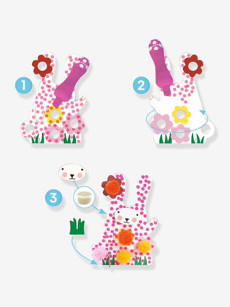 Coffret d’activités points et pompons vert - vertbaudet enfant 