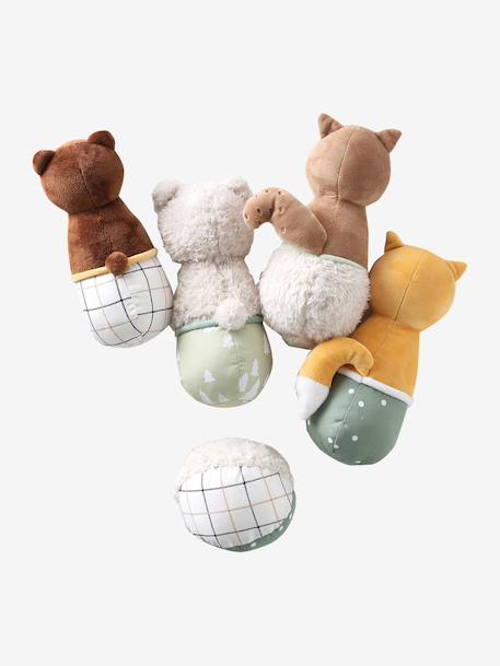 Quilles tissu GREEN FOREST blanc - vertbaudet enfant 
