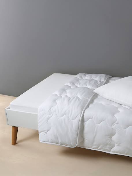 Couette microfibre tempérée effet gonflant blanc - vertbaudet enfant 