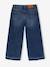 Jean fille large bas effiloché bleu foncé+denim bleached+gris+stone - vertbaudet enfant 