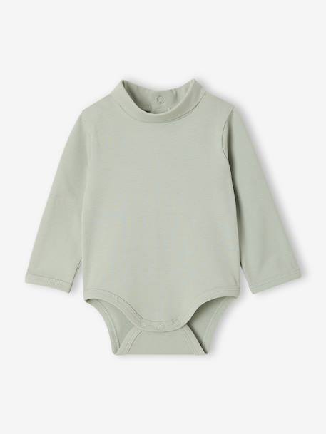 Lot de 2 bodies col roulé bébé garçon écru - vertbaudet enfant 