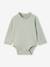 Set van 2 babybody's met col ecru - vertbaudet enfant 