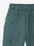 Pantalon large bébé garçon beige+vert émeraude - vertbaudet enfant 