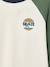T-shirt manches longues garçon bordeaux+ocre+vert sauge - vertbaudet enfant 