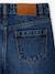 Jean fille large bas effiloché bleu foncé+denim bleached+gris+stone - vertbaudet enfant 