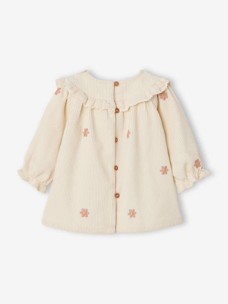 Ensemble robe et collants naissance vanille - vertbaudet enfant 