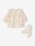 Ensemble robe et collants naissance vanille - vertbaudet enfant 
