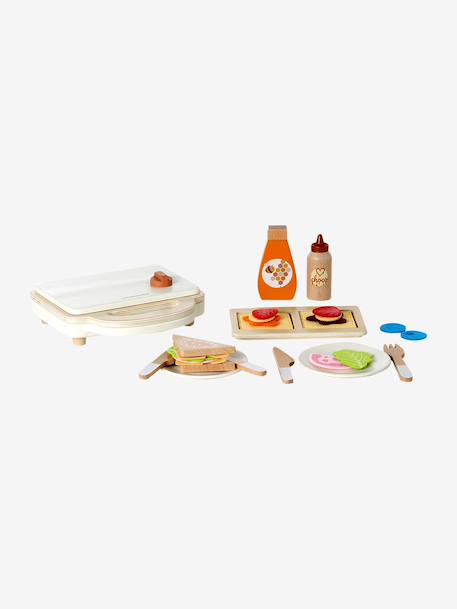 Wafel en croque-apparaat FSC® ecru - vertbaudet enfant 