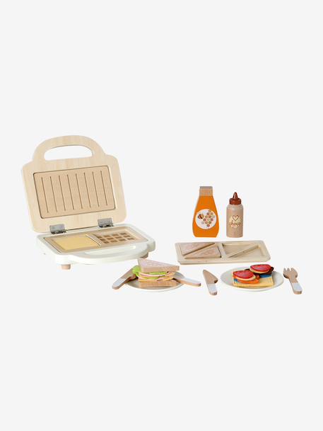 Wafel en croque-apparaat FSC® ecru - vertbaudet enfant 
