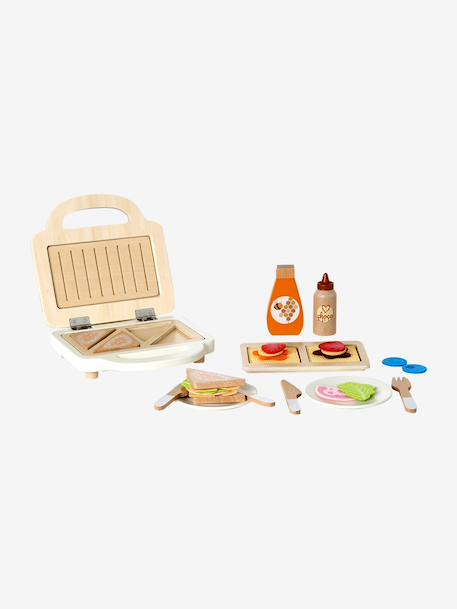 Wafel en croque-apparaat FSC® ecru - vertbaudet enfant 