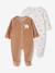 Lot de 2 dors-bien bébé ouverture devant cappuccino+rose pâle+vert sauge - vertbaudet enfant 