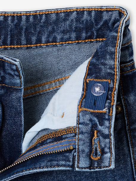 Losse jeans voor meisjes JONEN denimgrijs+donkerblauw+middenblauw - vertbaudet enfant 