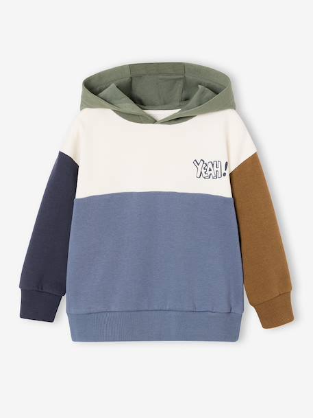 Garçon-Sweat à capuche colorblock garçon