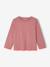 Set van 3 BASICS meisjesshirts met lange mouwen antraciet+ecru+grijsblauw+indigoblauw+koraal+zachtpaars - vertbaudet enfant 