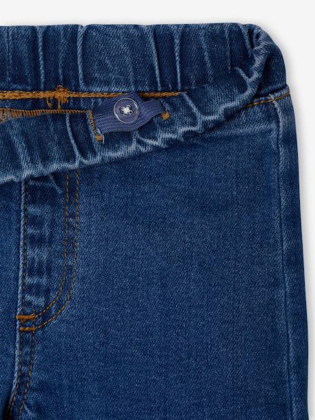 Jean tregging fille large bleu clair+bleu foncé+bleu moyen+denim gris - vertbaudet enfant 