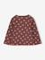Set van 3 BASICS meisjesshirts met lange mouwen antraciet+ecru+grijsblauw+indigoblauw+koraal+zachtpaars - vertbaudet enfant 
