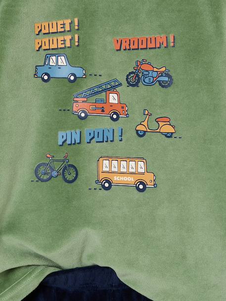 Lot de 2 pyjamas garçon vert - vertbaudet enfant 