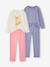 Lot 2 pyjamas fille écru - vertbaudet enfant 