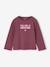 Set van 3 BASICS meisjesshirts met lange mouwen antraciet+ecru+grijsblauw+indigoblauw+koraal+zachtpaars - vertbaudet enfant 