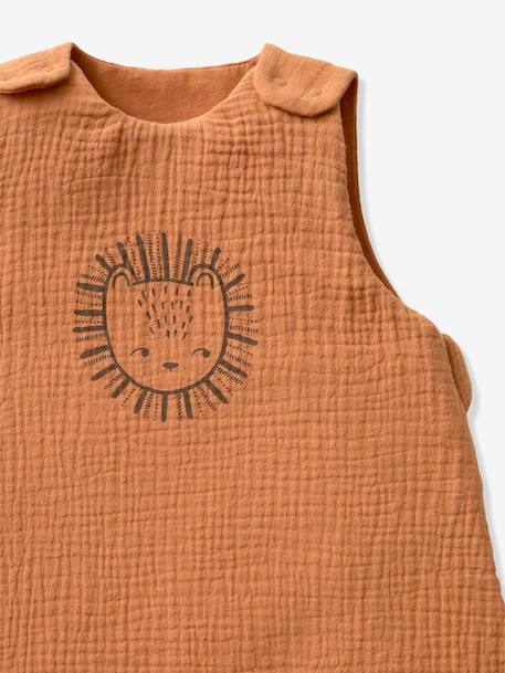 Mouwloos zomers slaapzakje ETHNIC Oeko-Tex® okergeel+saliegroen - vertbaudet enfant 