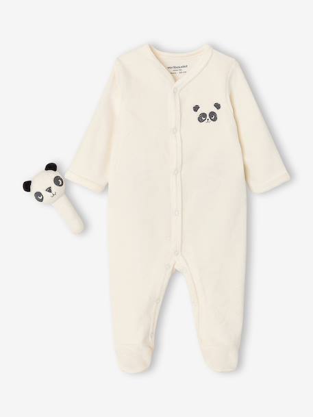 Coffret dors-bien et doudou bébé mixte écru - vertbaudet enfant 