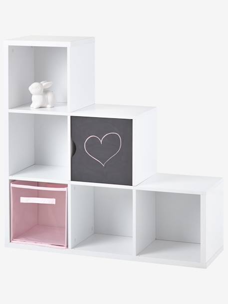 Meuble de rangement 6 cases BLANC - vertbaudet enfant 