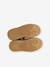 Meisjessneakers leer met klittenband beige+bruin+goudgeel+oudroze - vertbaudet enfant 