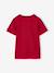 T-shirt garçon personnalisable manches courtes aubergine+blanc+BLEU+jaune pâle+rouge+sauge - vertbaudet enfant 