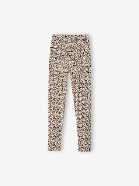 Set van 3 meisjesleggings inktblauw+vanille - vertbaudet enfant 