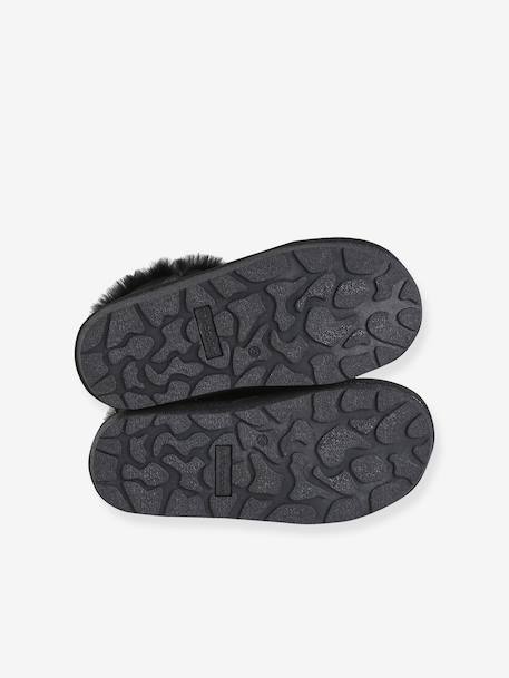 Boots enfant fille textile zippées noir - vertbaudet enfant 