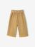 Pantalon bébé fille large ceinture à nouer beige+caramel+violine - vertbaudet enfant 