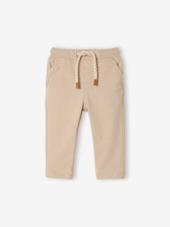 Baby-Gevoerd twill broekje jongensbaby