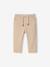 Pantalon en sergé doublé bébé garçon beige+ENCRE+noix de pécan+vert bouteille - vertbaudet enfant 
