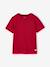 T-shirt garçon personnalisable manches courtes aubergine+blanc+BLEU+jaune pâle+rouge+sauge - vertbaudet enfant 