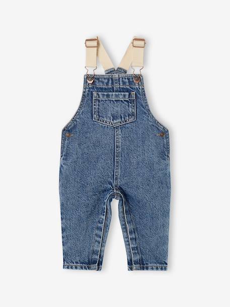 Denim tuinbroek babyjongen stone - vertbaudet enfant 