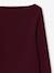 Lot de 2 t-shirts en côtes fille bordeaux+gris chiné+vert anglais - vertbaudet enfant 